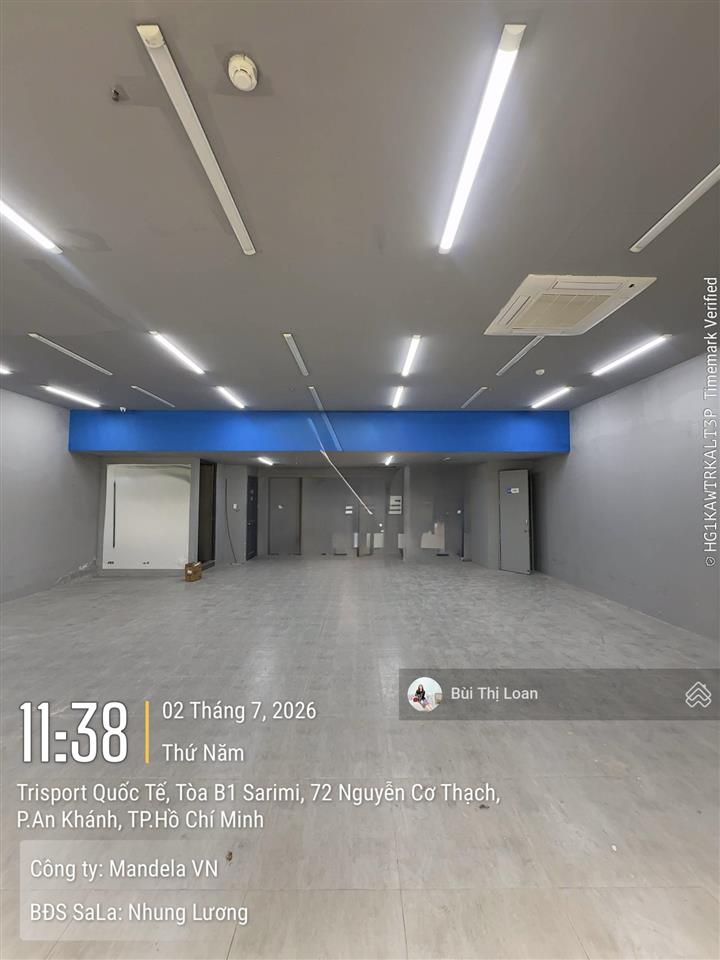 Cho thuê văn phòng 90m²  30 triệu  sala thủ thiêm (q2, an khánh)