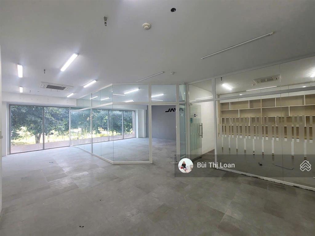 Cho thuê văn phòng 100m² mặt tiền công viên, trống suốt, 3 máy lạnh  sala thủ thiêm (q2, an khánh)