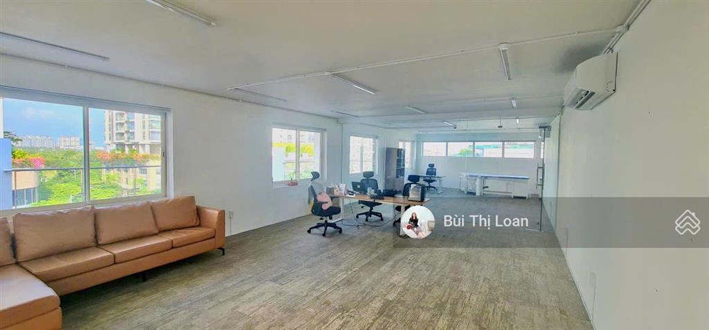 Cho thuê văn phòng 100m² mặt tiền công viên, trống suốt, 3 máy lạnh  sala thủ thiêm (q2, an khánh)