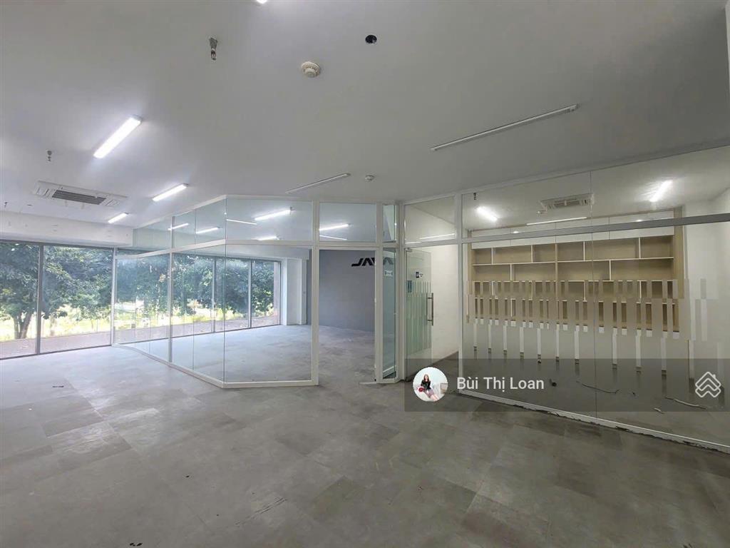 Cho thuê văn phòng 100m² mặt tiền công viên, trống suốt, 3 máy lạnh  sala thủ thiêm (q2, an khánh)