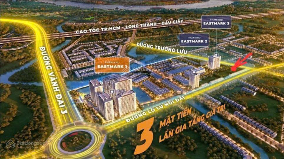 Xuất cảnh, chính chủ bán đất căn góc 2 mặt tiền đường trường lưu lộ giới 30m thủ đức (quận 9 cũ)
