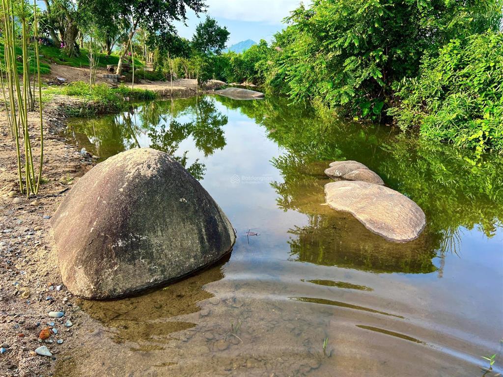 Sang nhượng farmstay khánh hòa 10.200m2 gần nha trang đất nghỉ dưỡng suối bao quanh siêu đẹp