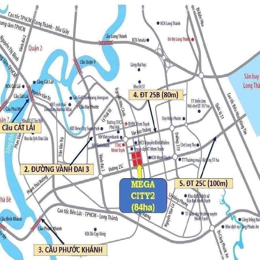 Chuyên săn giá ngộp mega city 2 đ25c ngay tthc nhơn trạch nối sân bay qt long thành, 0949 610 ***