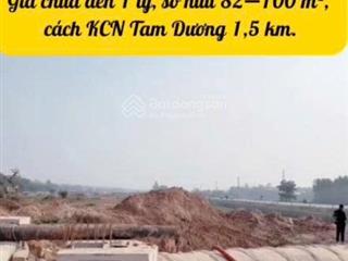 Bán đất gần kcn tam dương 82100m², giá dưới 1 tỷ, đầu tư sinh lời