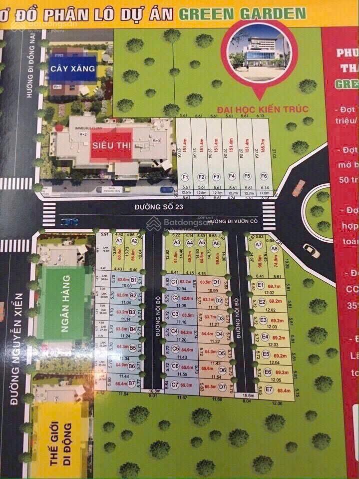 Bán lô 65m đường nguyễn xiển gần vinhomes grand park q9