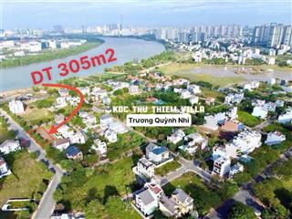 Bán nền e38 villas thủ thiêm dt 305m2 lô góc vũ phương đề và đ.91  tml, 54.9 tỷ (180 tr/m2)