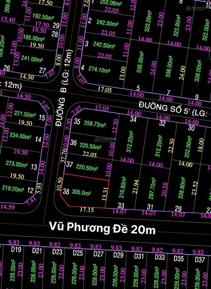 Giảm bán nhanh! bán nền nền villas thủ thiêm mặt tiền vũ phương đề dt 339.5 m2 giá 61 tỷ 110