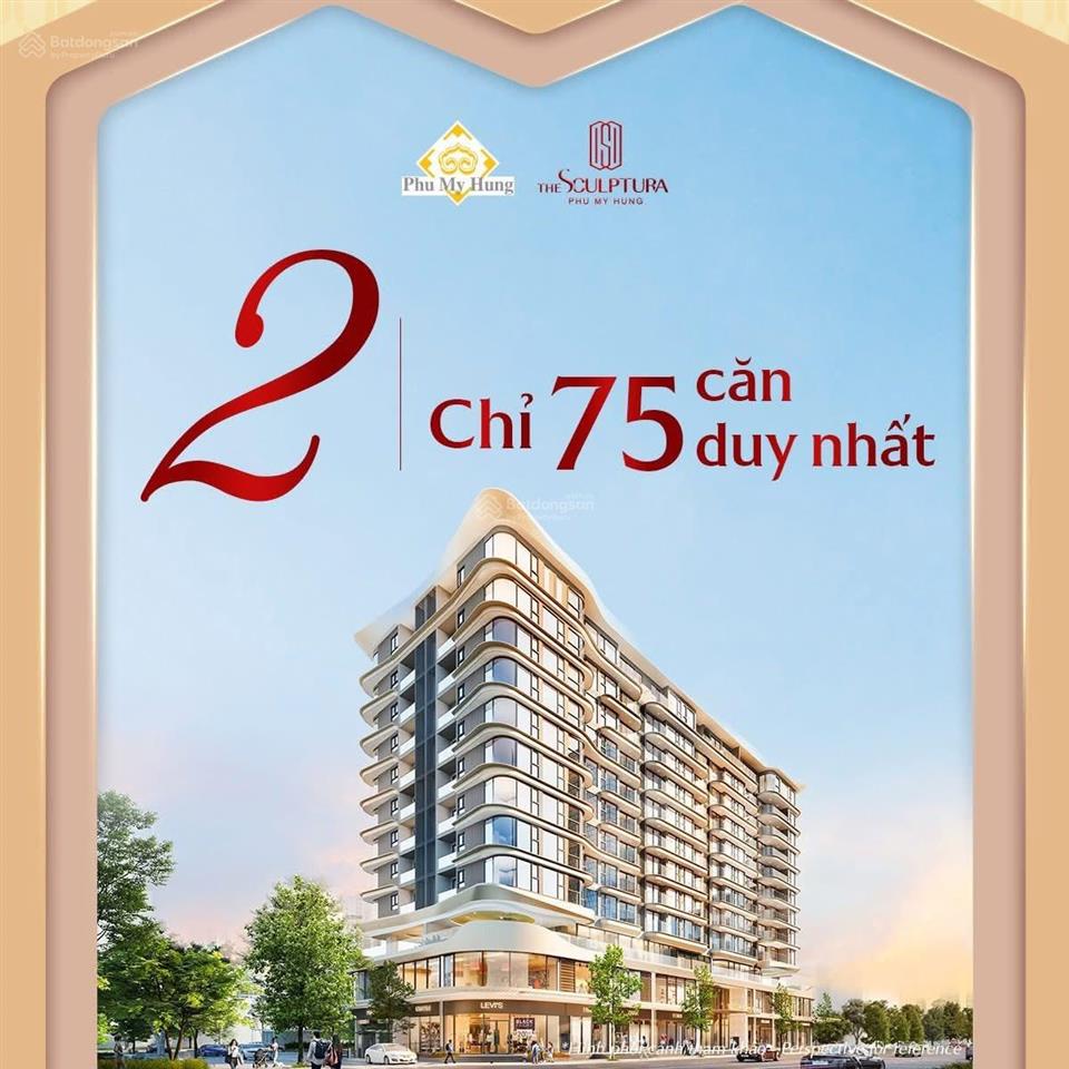 Bán lỗ thuế phí căn 2pn the sculptura phú mỹ hưng tầng cao view đẹp t7/26