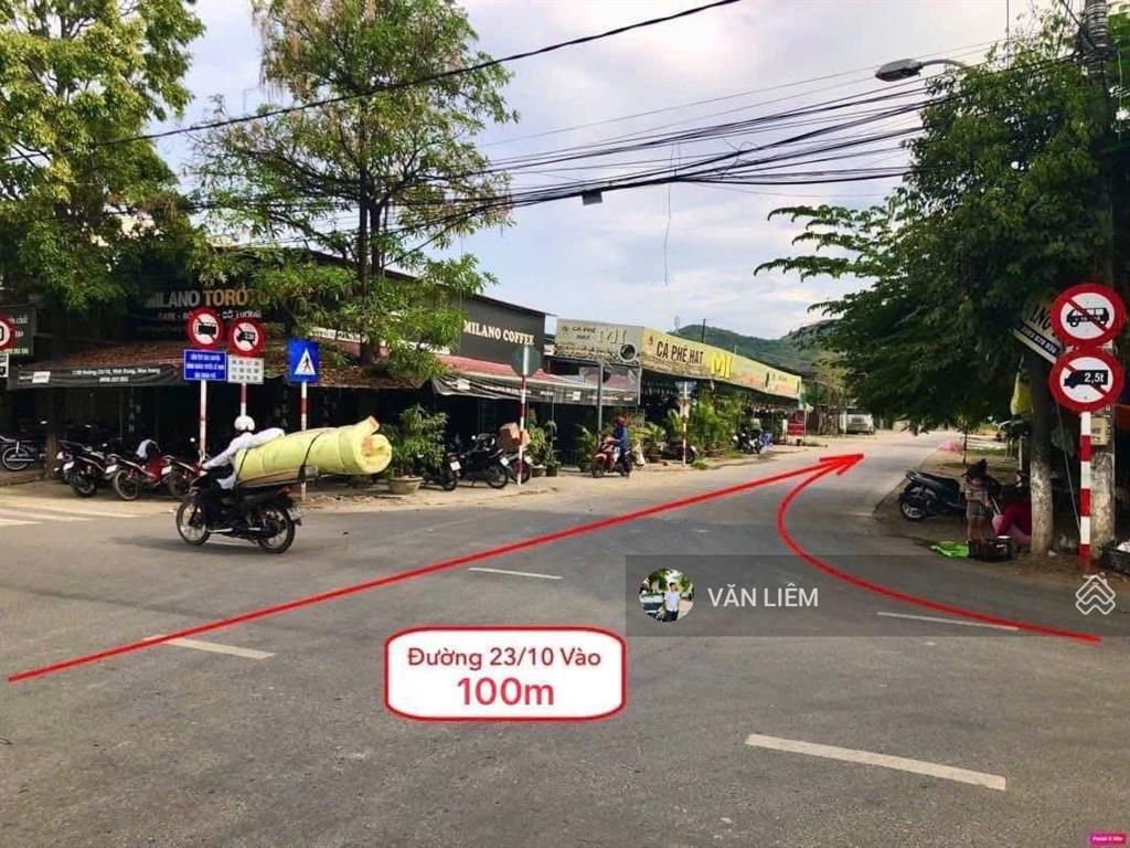 Bán lô góc 2 mặt tiền vĩnh trung. diện tích 120m² (ngang 5,5m  dài 22m)