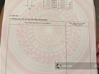 Bán lô đất tái định cư nam sông cái  tt diên khánh diện tích 100m2 (5x20)m. lô sạch