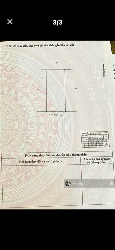 Bán lô đất đường oto khu biệt thự vĩnh thạnh, nha trang giá 2 tỷ 400 triệu  diện tích 112m2