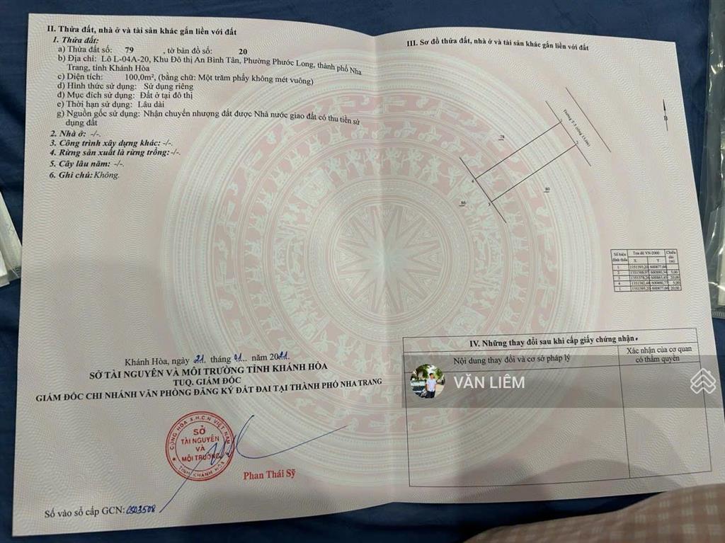 Bán lô đất đường t5 kđt an bình tân. sổ hồng cá nhân
 diện tích 100m2 ngang 5m
 đường nhựa 13m