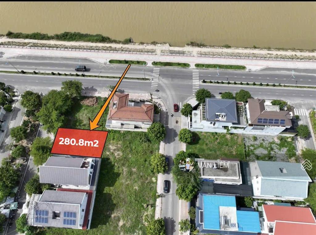 Bán lô biệt thự kđt nam sông cái diên khánh  diện tích 280,8m ngang 13m