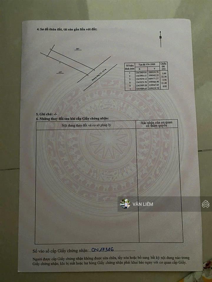 Bán lô đất mặt đường la văn cầu  phước đồng nay thuộc phường nam nha trang  dt 154m2 full