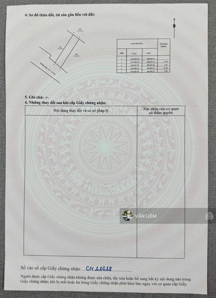 Bán đất mặt tiền thái khang  dt 121,6m (ngang 5,2m)  đường 12m, khu dân cư