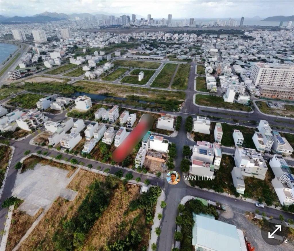 Khu đô thị an bình tân nha trang  sổ hồng sang tên  diện tích 100m2  đường t12 * hướng tây nam