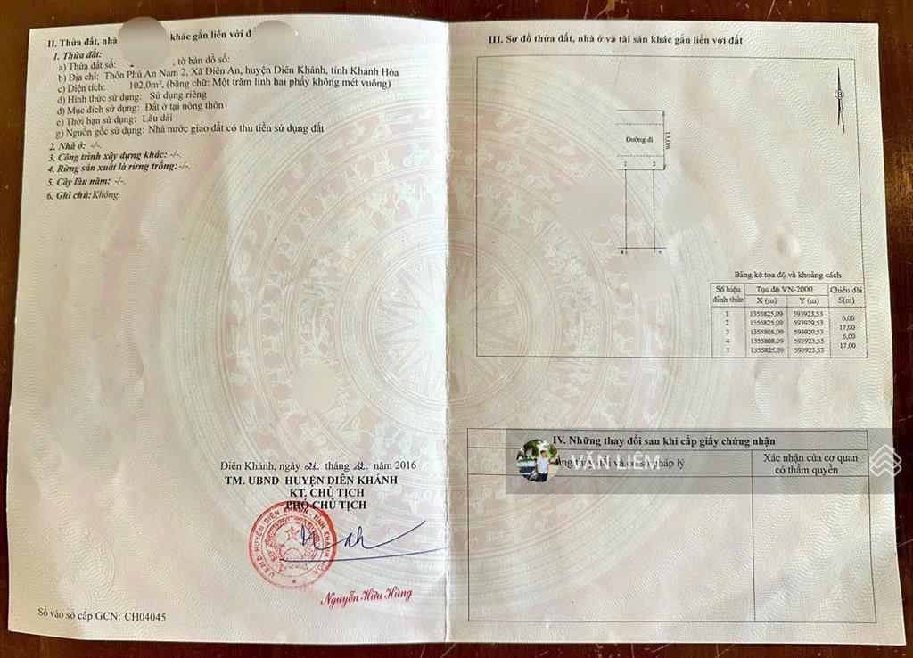 Lô đất diên an kđt phú ân nam 2 đẹp đường số 20 rộng 13m. diện tích 102 m2, ngang 6m vuông vức