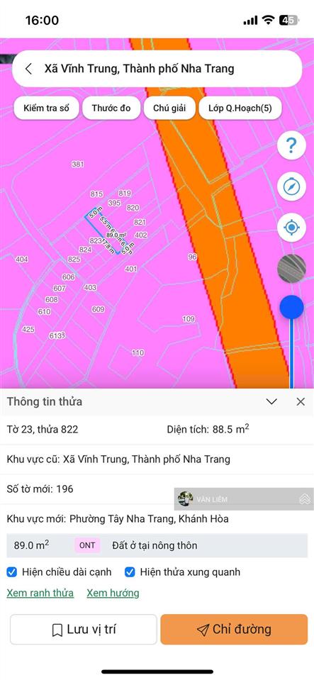 Đất gần siêu thị metro  phường tây nha trang
 diện tích  88m2 ( ngang 5m )
 đường oto rộng 3,5m