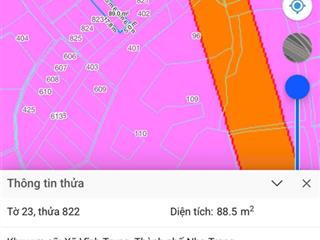 Đất gần siêu thị metro  phường tây nha trang
 diện tích  88m2 ( ngang 5m )
 đường oto rộng 3,5m