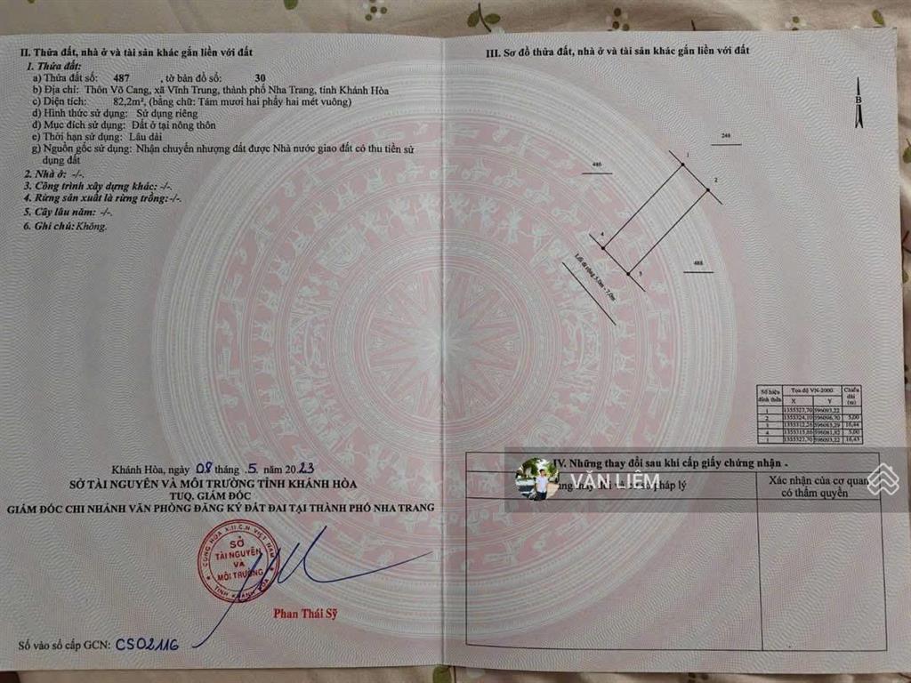 Bán đất vĩnh trung khu mini, kết nối đường 23/10 và võ nguyên giáp diện tích 82,2m2 ,