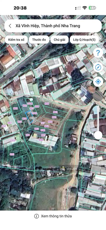 Cần bán đất thôn vĩnh điềm thượng, xã vĩnh hiệp (cũ). phường tây nha trang. cách đường 23/10