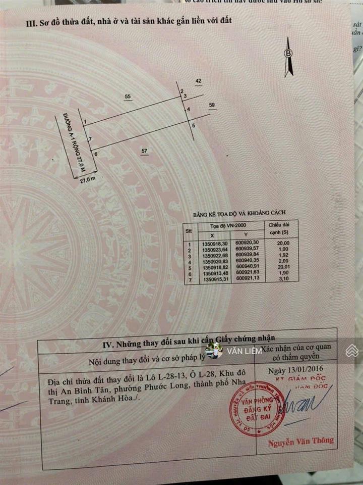 Hàng hiếm kđt an bình tân đường a1 rộng 27m diện tích 100m ngang đẹp khu dân cư hi