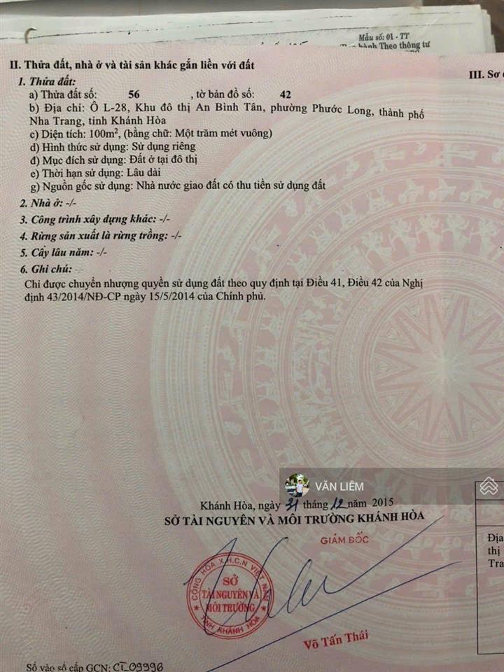 Hàng hiếm kđt an bình tân đường a1 rộng 27m diện tích 100m ngang đẹp khu dân cư hi