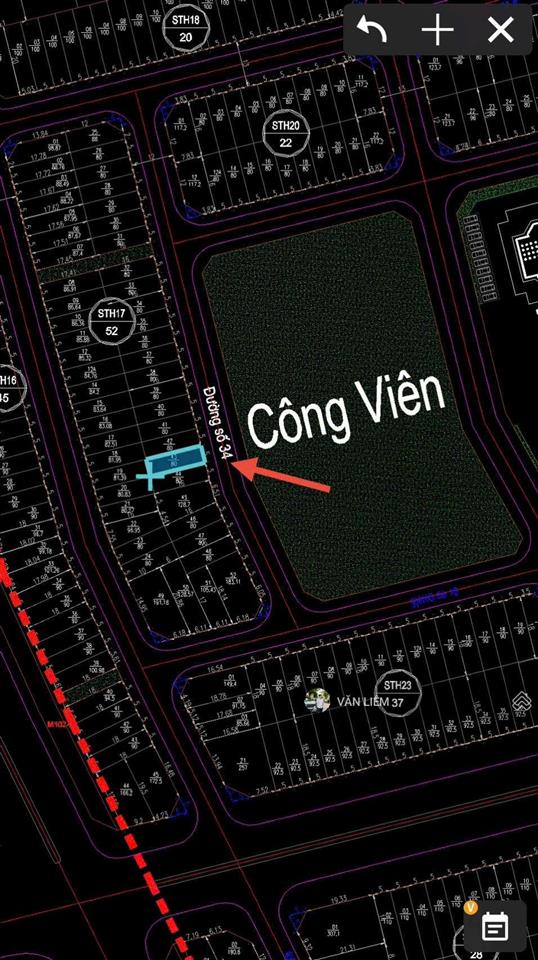 Bán nhanh lô đất đối diện công viên kđt hà quang 1