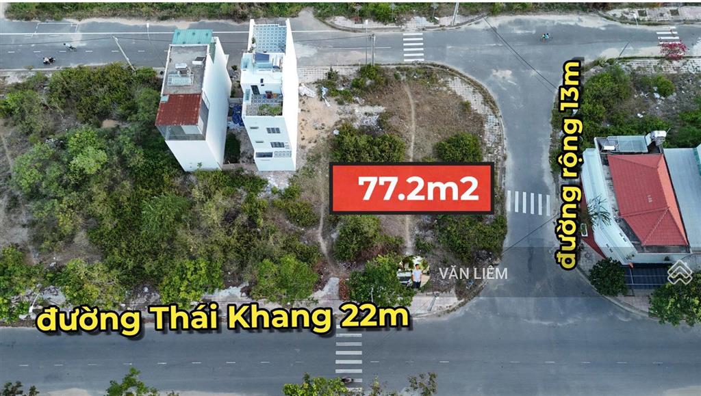 Giá tốt tđc thái khang, nam nha trang khu dân cư hiện hữu, giao thông thuận tiện  đường nhựa 13m