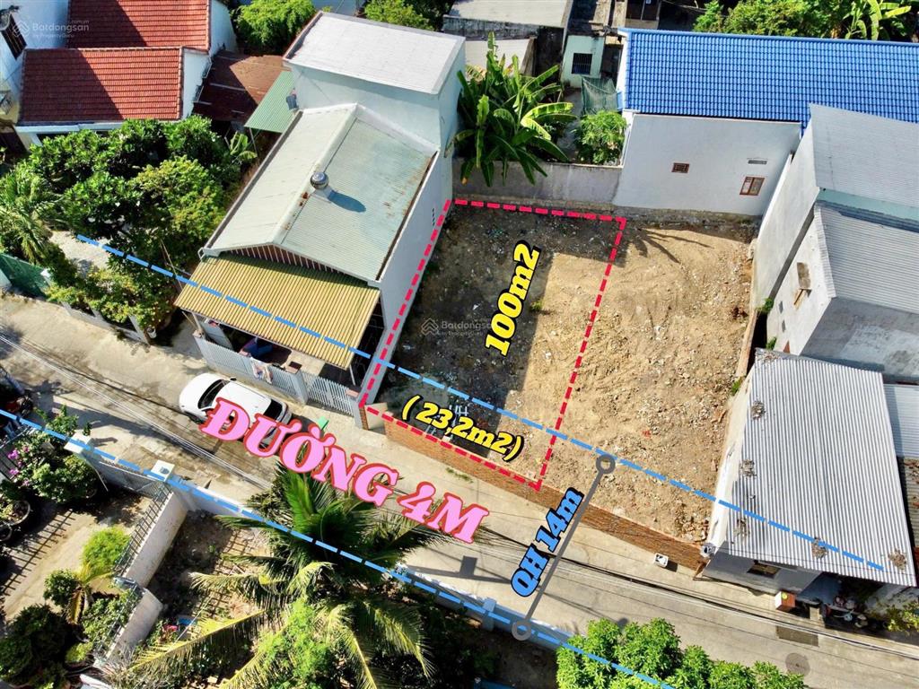 Bán đất xuân lạc, vĩnh ngọc  tây nha trang, gần nhà hàng đồng xanh diện tích 100m² ngang 6,5m