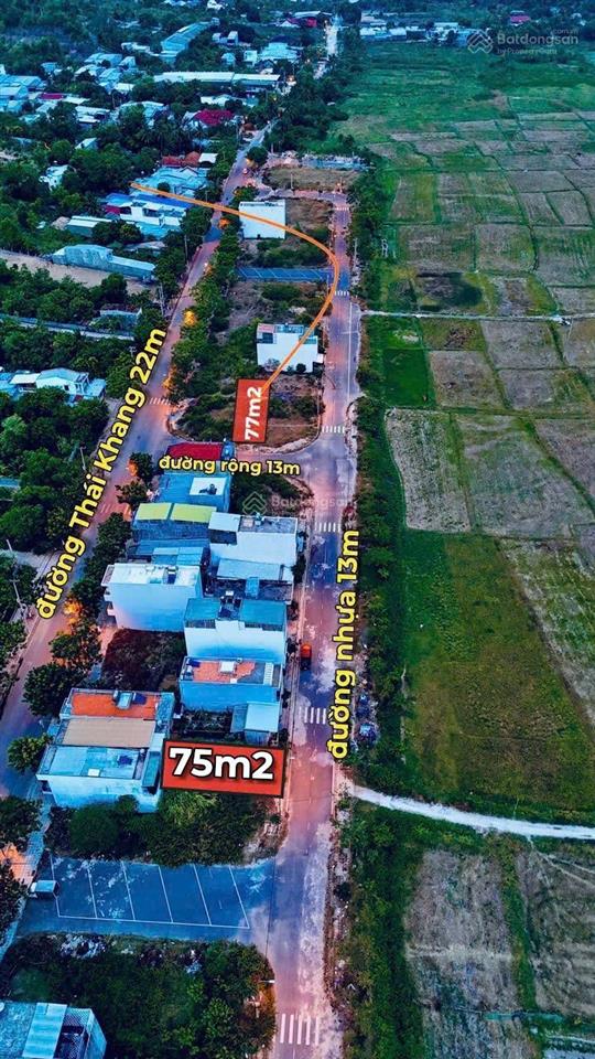 Cần bán lô đất tái định cư thái khang đường nhựa rộng 13m  diện tích 75m2 (5 x 15m)