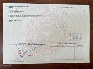 2,5 tỷ sở hữu ngay lô đất ngang 7,2m hiếm có khó tìm tại tây nha trang!