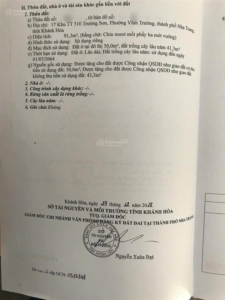 Bán nhà đường trường sơn nha trang vị trí đẹp, đường nhựa rộng 13m, khu dân cư văn minh