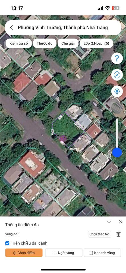 Đất biệt thự an viên view biển hàng hiếm kđt an viên, vĩnh trường, nha trang 274,5m²