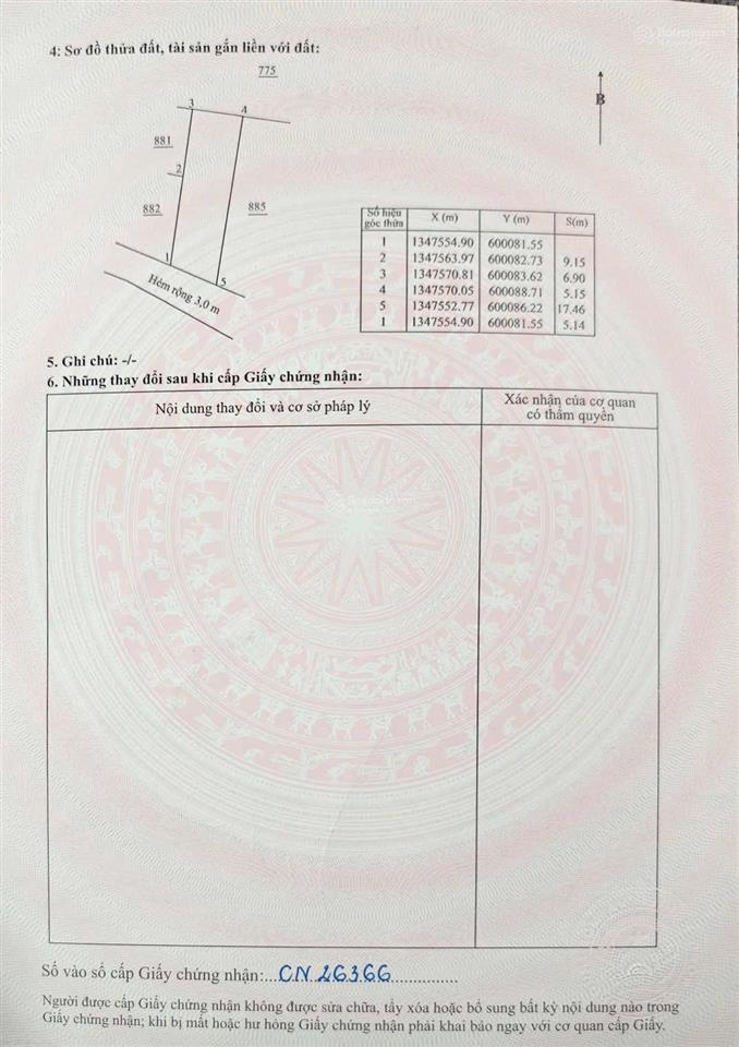 Bán lô đất phước lợi, cách đại lộ ntt 15m diện tích 84,3m2 full thổ ngang 5,1m sau 5,15m