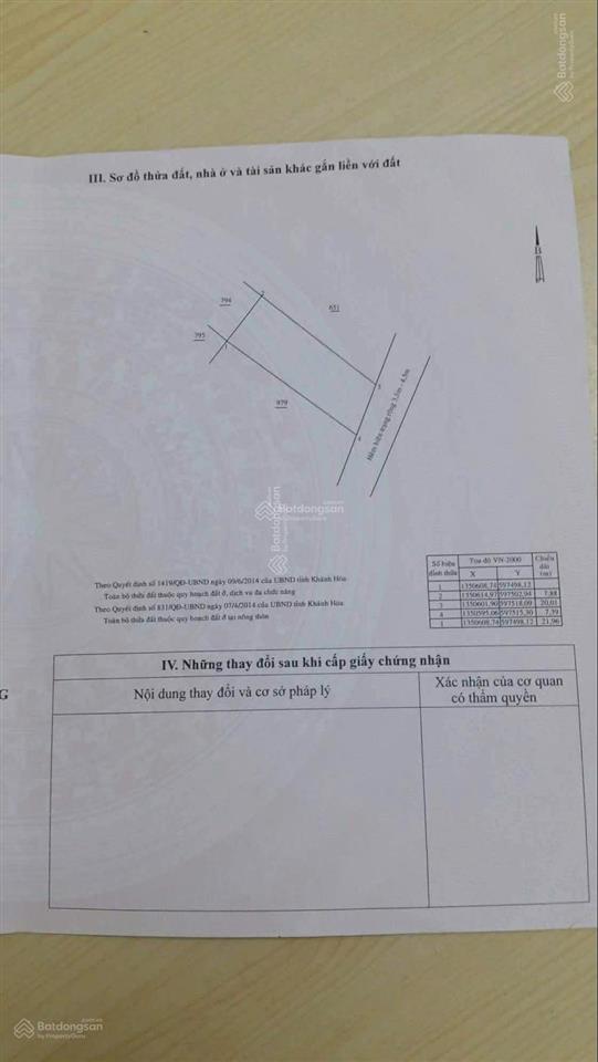 Bán đất phước thượng nam nha trang | chỉ 3,9 tỷ. vị trí đẹp, hẻm bê tông rộng 5m, ô tô vào tận nơi