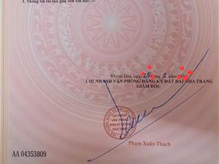 Tđc hòn rớ 2 giá tốt chỉ 3,52 tỷ phước đồng, nha trang diện tích 80m2 (5x16) hướng