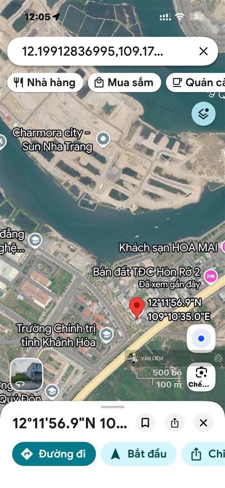 Bán đất hòn rớ ii vị trí đẹp kdc hòn rớ ii, phước đồng, nha trang diện tích 106m