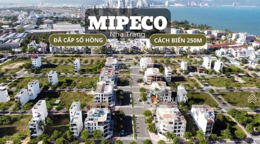 Bán đất kđt mipeco  nha trang, đã có sổ riêng  110m2 ngang 5m. kđt mipeco  nha trang
