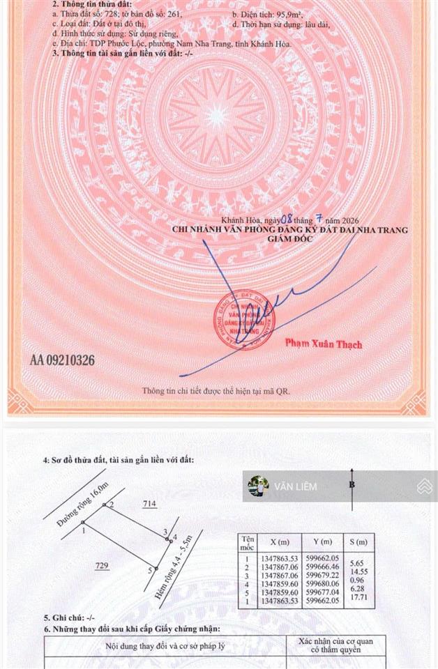 Bán đất trung tâm phước đồng đường 16m phường nam nha trang
