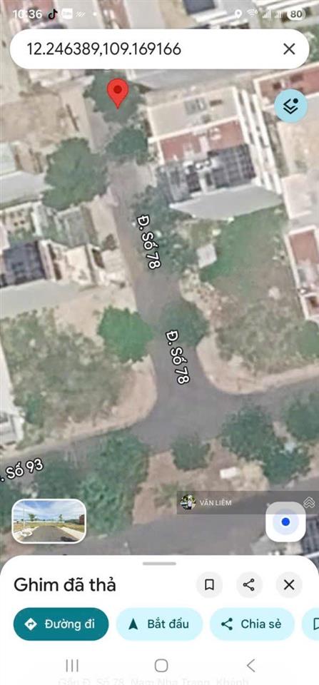 Bán lô đất đẹp mỹ gia gói 5, nha trang  đường 78  giá chỉ 4.6 tỷ