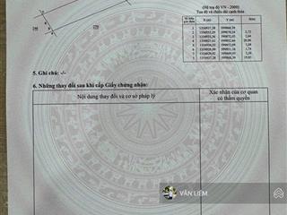 Bán đất view sông quán trường vĩnh châu vĩnh hiệp. diện tích 101.8m2 ngang 5m36