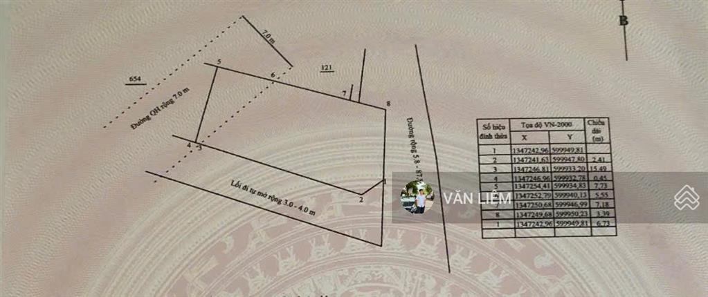 Bán đất phước đồng, nam nha trang đường rộng 78m, khu dân cư hiện hữu diện tích 135.7m2