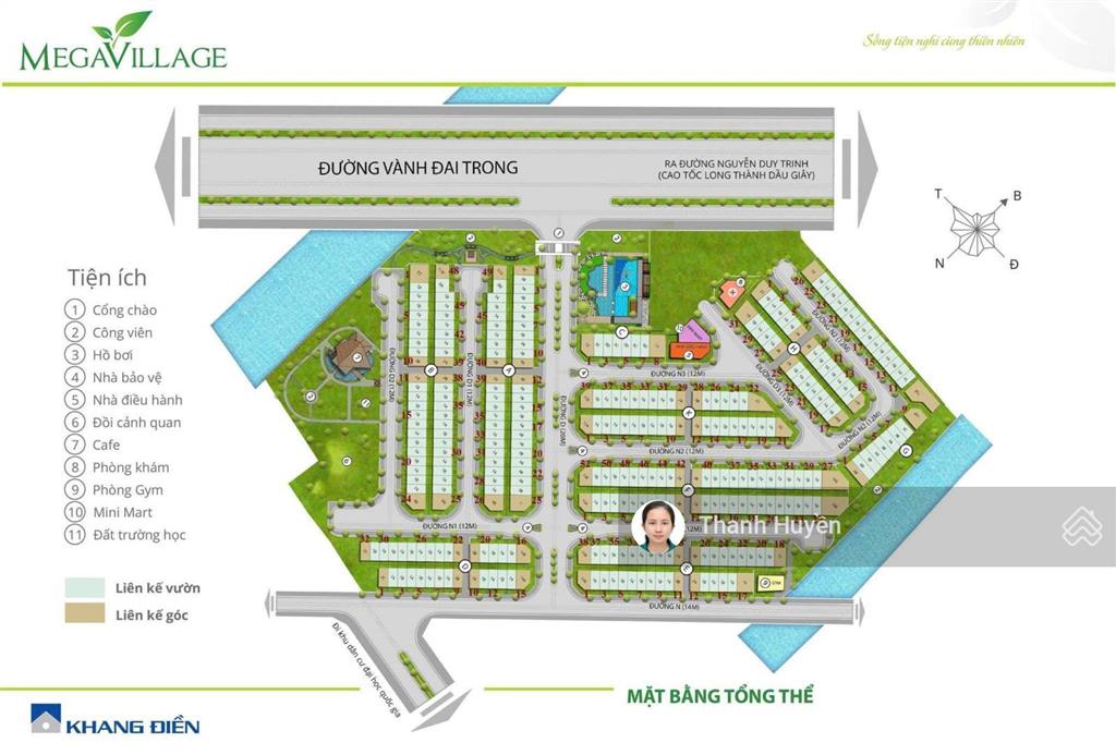 Cần bán nhà thô mega village khang điền