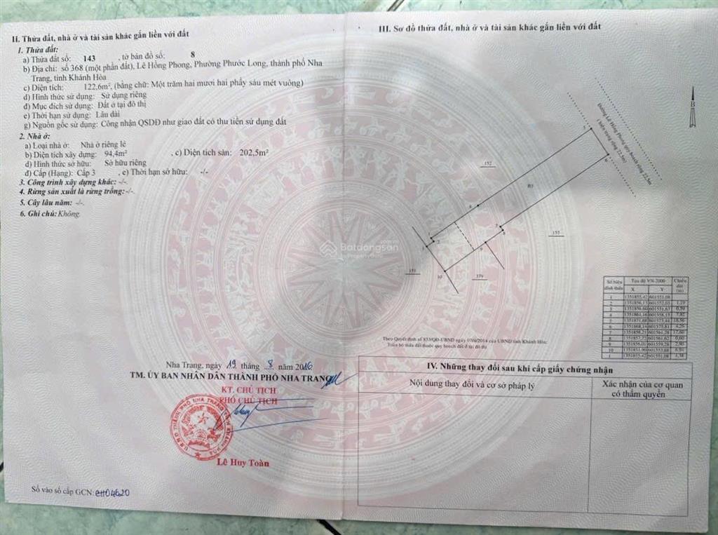 Nhà đường lê hồng phong, đoạn ko vướng dãi phân cách, thuận tiện kinh doanh