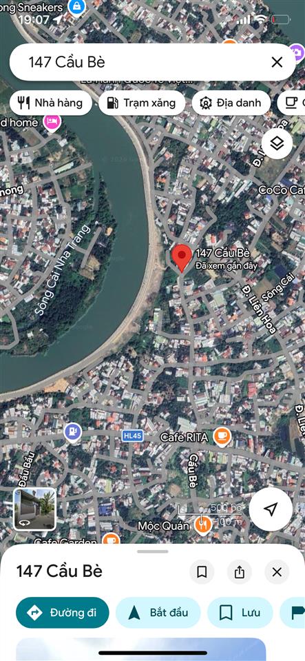 Đất đường cầu bè, gần bờ kè sông thoáng mát