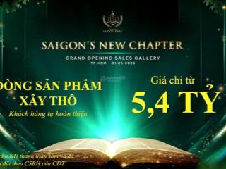 Vinhomes saigon park 1.080ha booking 100 triệu | ck 1% | hỗ trợ vay 80% | chọn căn đẹp giai đoạn 1