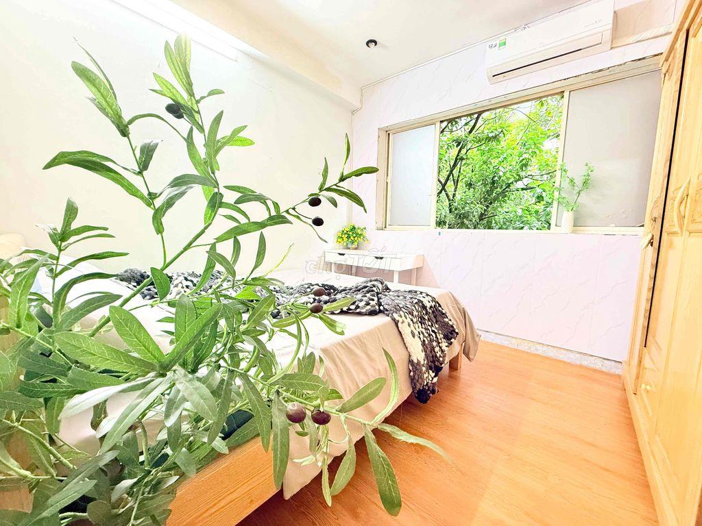 Căn hộ dịch vụ 2PN Bình Thạnh Chu Văn An trống sẵn
