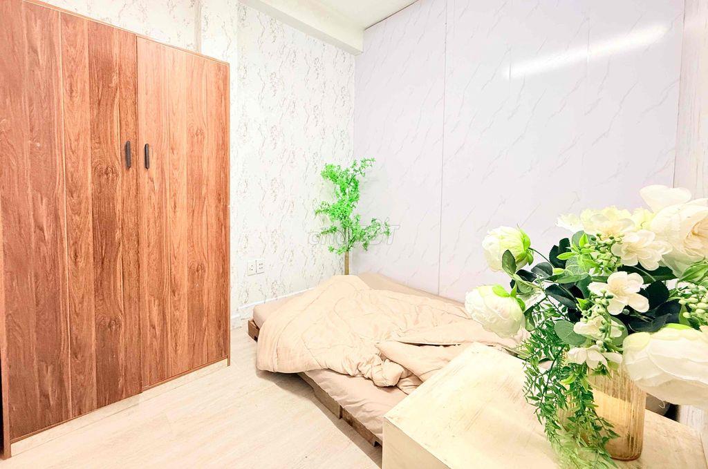 Căn hộ dịch vụ 2PN Bình Thạnh Chu Văn An trống sẵn