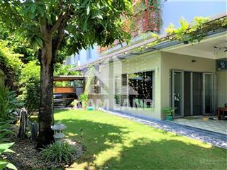 Cho thuê nhà 500m2 căn góc 2 mặt tiền ngay khu đô thị an phú an khánh sân vườn 2 lầu 7 phòng lớn